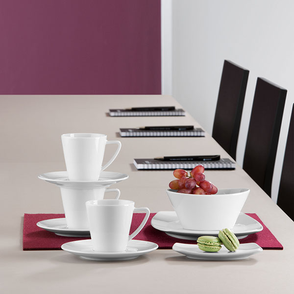 Салатник «Опшенс» овальный;фарфор;100мл;,H=4,B=6см;белый