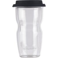Стакан для горячих напитков «Термик Глас» двойные стенки;хр.стекло;340мл;D=92,H=150мм;прозр.