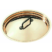 Крышка д/сотейника арт.034005;медь,сталь нерж.;D=16см;металлич.