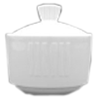Сахарница «Нестор»;фарфор;300мл;D=10,H=10,5см;белый
