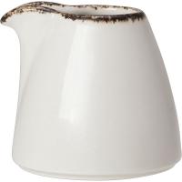 Молочник «Браун Дэппл»;фарфор;85мл;белый,коричнев.