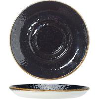 Блюдце «Крафт Лакрица»;фарфор;D=11/4см;черный