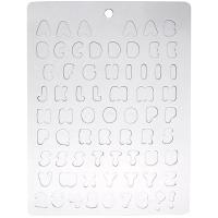 Форма для шоколада «Английский алфавит»;полиэтилен;,L=24,B=18,5см