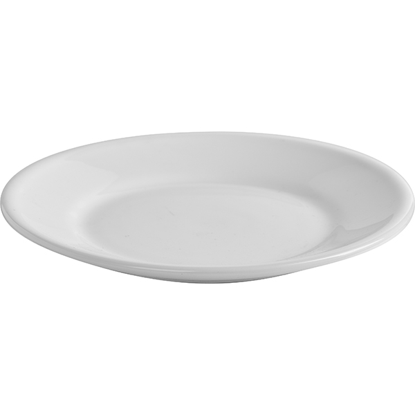 Тарелка пирожковая «Ресторан»;стекло;D=155,H=15мм;белый