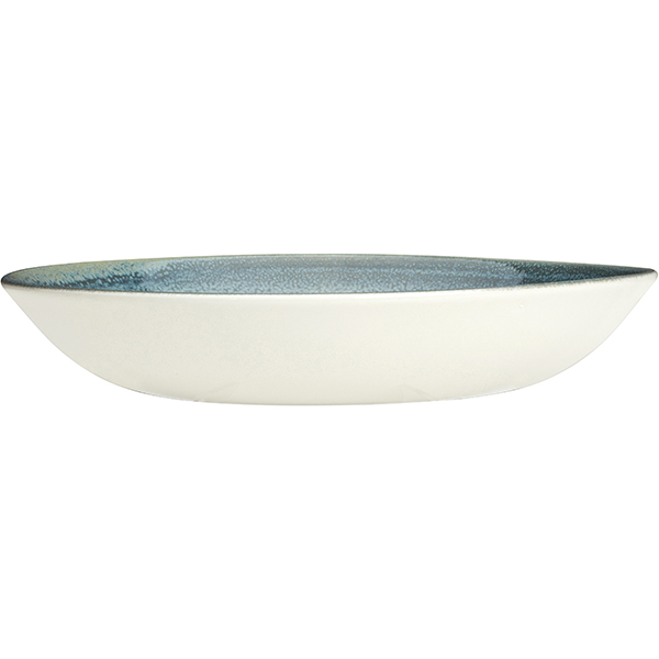 Салатник «Революшн Джейд»;фарфор;D=21,5см;зелен.,синий