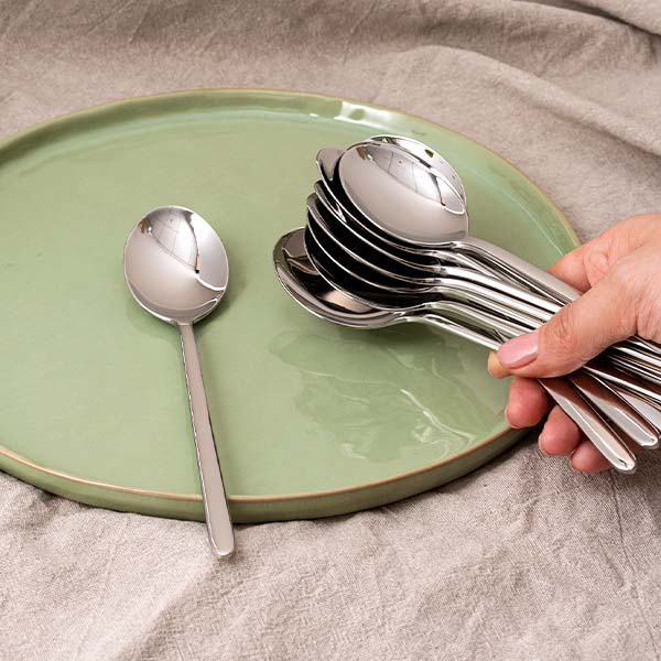 Ложка столовая «Аляска»;сталь нерж.;,L=210/60,B=4мм;металлич.