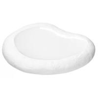 Тарелка «Сенд» для презентаций;фарфор;,H=4,L=31,B=26см;белый,матовый