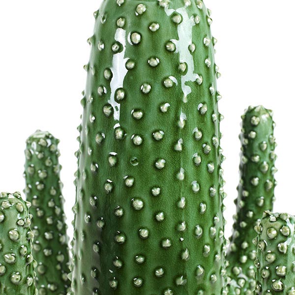 Кактус декоративный M;керамика;,H=29,L=18,5,B=16,5см;зелен.