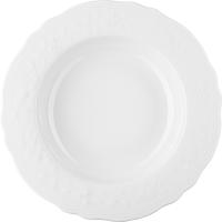 Тарелка глубокая «Флер Бьянко»;фарфор;300мл;D=230,H=35мм;белый