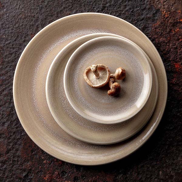 Тарелка пирожковая «Революшн Сэндстоун»;фарфор;D=154,H=10мм;бежев.