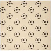 Бумага для подачи «Футбольный мяч»[1000шт];,L=30,5,B=30,5см;бежев.