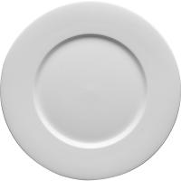 Тарелка «Монако Вайт» с широким бортом;фарфор;D=29,H=2см;белый