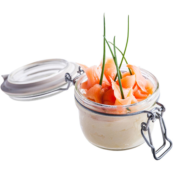 Банка для подачи «Фидо» круглая с крышкой;стекло;200мл;D=83,H=84мм;прозр.