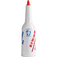 Бутылка для флейринга «Пробар»;абс-пластик;0,5л;D=75,H=300мм;белый