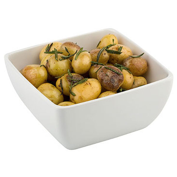 Салатник квадратный;пластик;400мл;,H=65,L=125,B=125мм;белый