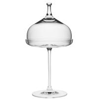Подставка фуршетная «Эссеншл» с крышкой для десертов и прочих закусок;хр.стекло;120мл;D=12,H=23см;пр
