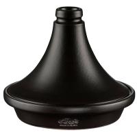 Тажин с крышкой;керамика;3л;D=32,H=25,5см;черный