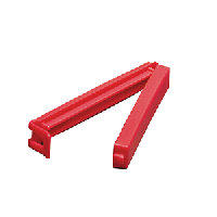 Клипса д/конд.мешков[3шт];полипроп.;,L=140,B=15мм;разноцветн.