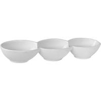 Менажница 3 отделения «Кунстверк»;фарфор;0,5л;,H=6,L=38,B=8см;белый