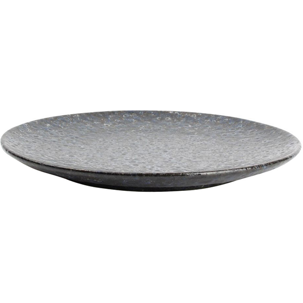 Тарелка «Миднайт Даск»;фарфор;D=21см;черный,синий