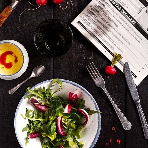 Салатник «Органика»;фарфор;D=22см;белый,синий