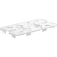 Дренаж для гастроемкости «Проотель» GN 1/4;поликарбонат;,L=20,5,B=11см;прозр.