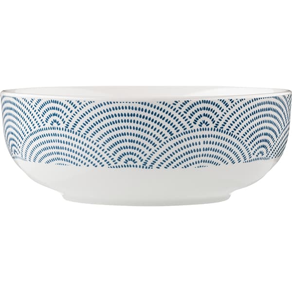 Салатник «Ориенталь»;фарфор;0,6л;D=150,H=54мм;белый,синий