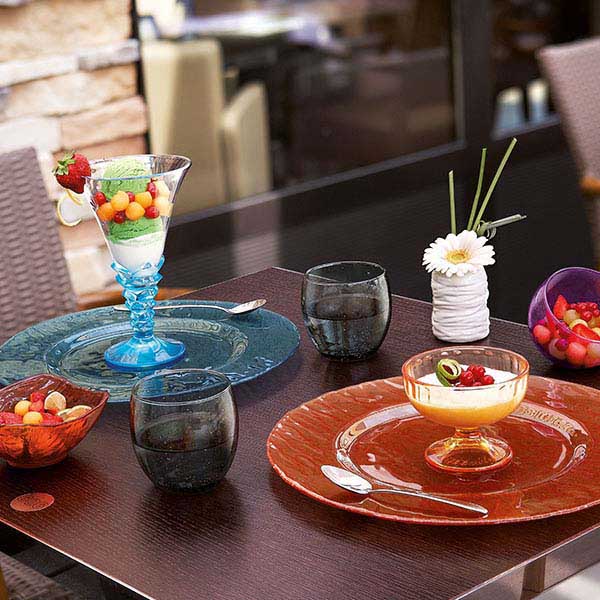 Блюдо «Трианон» круглое;стекло;D=275,H=25мм;белый