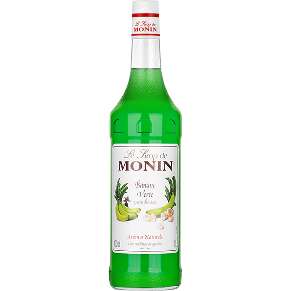 Сироп «Зеленый Банан» Monin;стекло;1л;D=8,H=33см