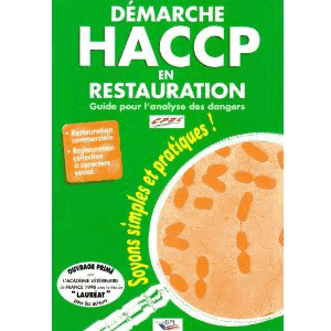Книга (на французском) «Demarche haccp en restaur.»;бумага;,L=30,B=21,5см;разноцветн.
