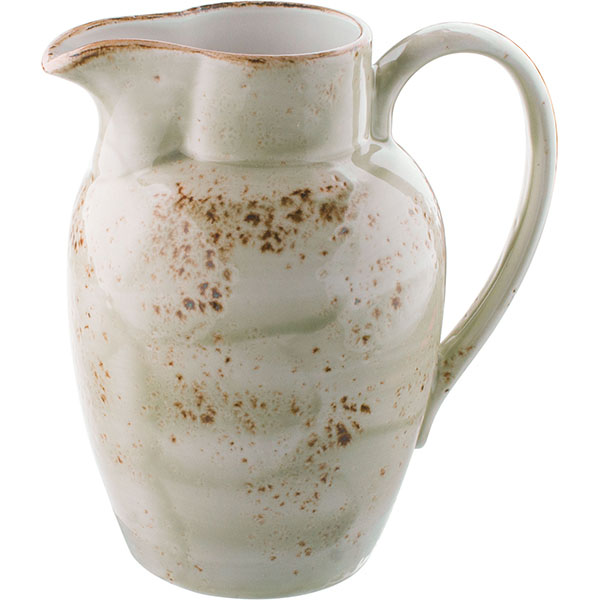 Кувшин «Крафт Грин»;фарфор;0,6л;D=95,H=147,L=134мм;зелен.