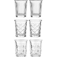 Стопка набор[6шт];стекло;34мл;D=44,H=55мм;в ассорт.