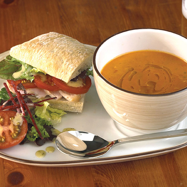 Блюдо «Чино» комби;фарфор;,H=2,L=28,B=25см;белый,бежев.