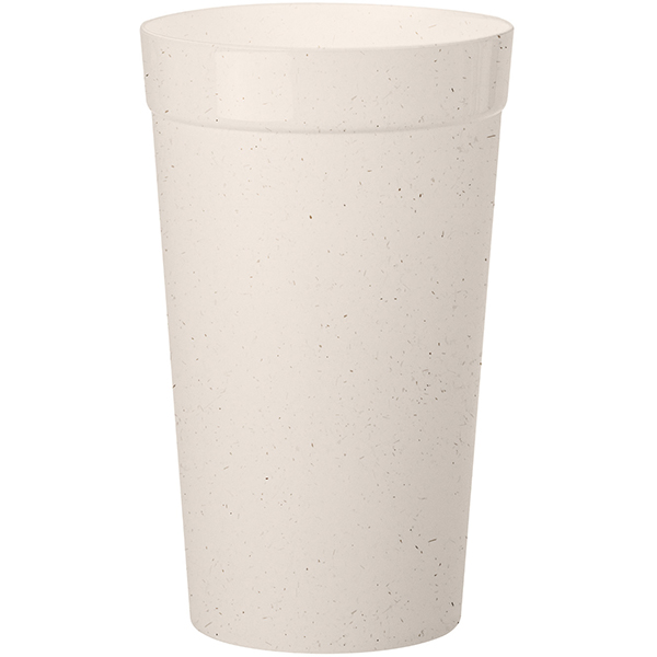 Стакан для горячих напитков;пластик;380мл;D=74,H=124мм;в ассорт.