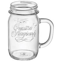 Кружка «Кватро Стаджони»;стекло;415мл;D=78,H=136мм;прозр.