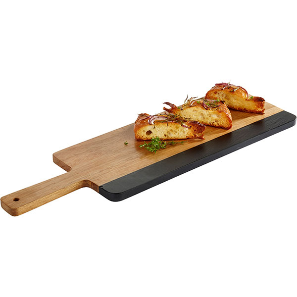 Доска для подачи;акация;,H=15,L=420,B=180мм;деревян.