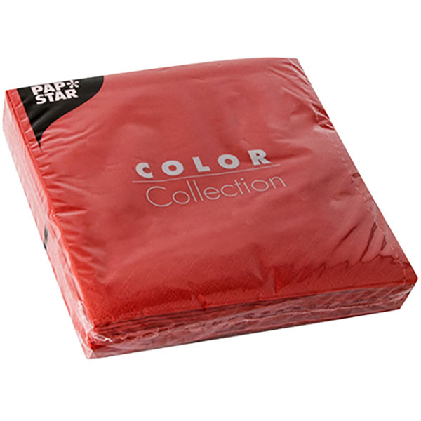 Салфетки 3-х слойн. 33*33см[20шт];бум. салфет.;,H=2,L=13,B=13см;красный