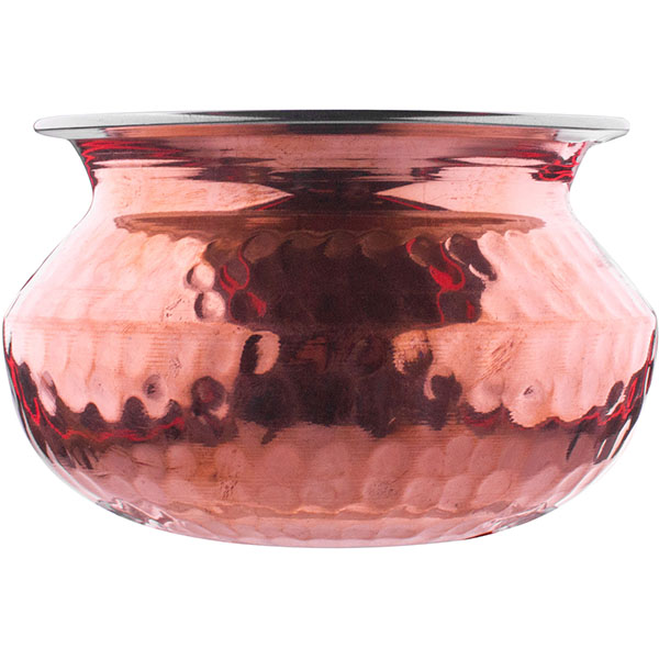 Блюдо для подачи «Проотель»;сталь нерж.,медь;0,75л;D=118/150,H=82мм