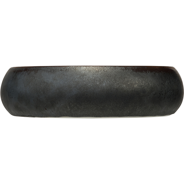 Салатник «Истра»;керамика;D=115,H=43мм;черный,зелен.