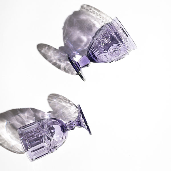 Бокал для вина;стекло;220мл;D=85,H=144мм;фиолет.