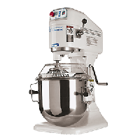 Миксер планетарный;7,6л;,H=58см;180вт;белый,металлич.