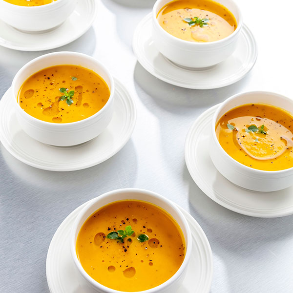 Чашка бульонная «Бид»;фарфор;285мл;белый