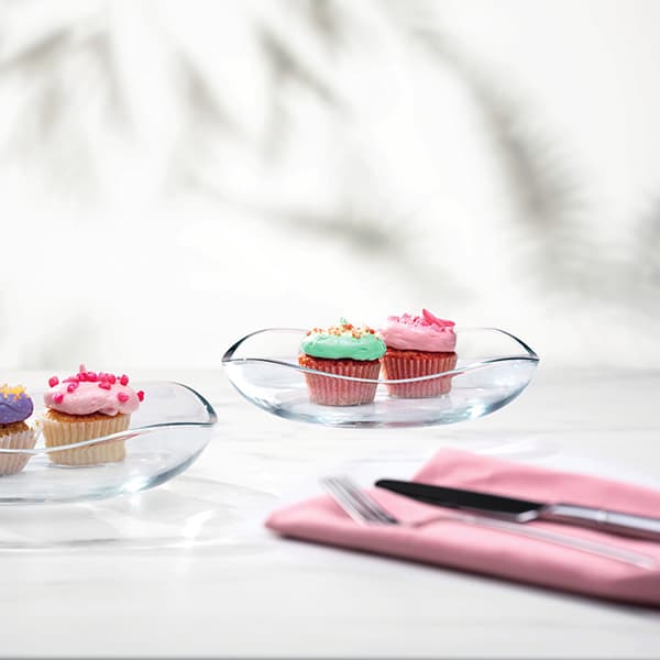 Тарелка «Тоскана» сервировочная;стекло;D=160,H=35мм;прозр.