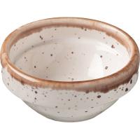 Соусник «Пунто Бьянка»;фарфор;30мл;D=60,H=25мм;белый,черный