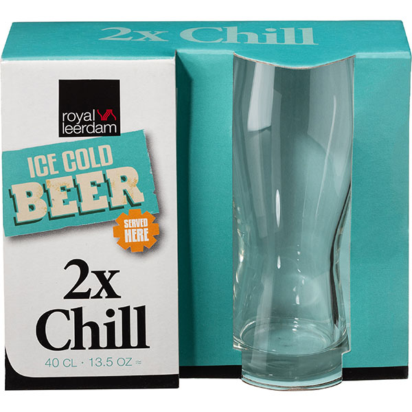 Бокал для пива «Chill»[2шт];стекло;400мл