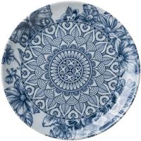Тарелка «Парадайз»;фарфор;D=175,H=20мм;белый,синий