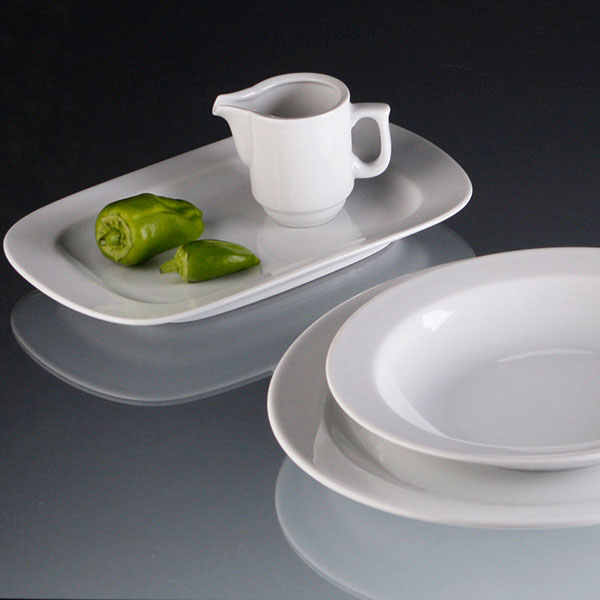 Молочник «Прага»;фарфор;100мл;,H=65,L=100,B=55мм;белый