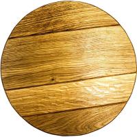 Доска для подачи;дуб;D=30,H=5см;св. дерево
