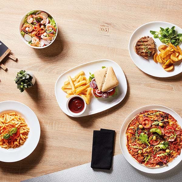 Тарелка для пасты «Эволюшнс Уайт»;стекло;1,15л;D=285,H=45мм;белый