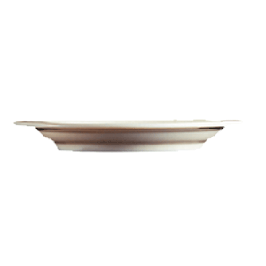 Блюдце «Кипр»;стекло;D=11,5см;слон.кость